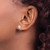Image of 7.5mm Sterling Silver Rhodium-plated Polished CZ Halo Post Earrings