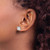 Image of 8mm Sterling Silver 8mm Square Laser-cut CZ Basket Set Stud Earrings