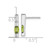 Image of Sterling Silver Rhodium-plated White Ice .02ctw Diamond and Peridot Earrings