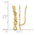 Image of 22mm 14K Yellow Gold Polished Infinity Ear Climber Earrings