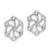 Image of 13mm 14k White Gold VS Diamond Earrings Jacket XJ5WVS