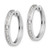 Image of 18mm 14k White Gold Diamond Hinged Hoop Earrings EM5364-050-WA