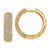Image of 20mm 14K Yellow Gold Diamond Hinged Hoop Earrings EM5382-100-YA