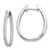 Image of 24mm 14k White Gold In/Out Diamond Hinged Hoop Earrings EM5439-075-WA