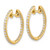 Image of 19mm 14K Yellow Gold Diamond In/Out Hinged Hoop Earrings EM5425-075-YA