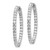 Image of 29mm 14k White Gold Diamond Round Hoop w/Safety Clasp Earrings XE2013WAA Image of 29mm 14k White Gold Diamond Round Hoop w/Safety Clasp Earrings XE2013WAA