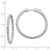 Image of 29mm 14k White Gold Diamond Round Hoop w/Safety Clasp Earrings XE2013WAA Image of 29mm 14k White Gold Diamond Round Hoop w/Safety Clasp Earrings XE2013WAA