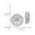 Image of 12mm 14k White Gold Diamond Earrings Jackets EJM5304-075-WA