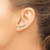 Image of 18mm 14k White Gold Diamond Ear Climber Earrings EM4166-033-WA