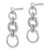 Image of 26mm 14k White Gold Diamond Fancy Dangle Earrings EM3719-016-WA