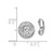 Image of 11mm 14k White Gold Diamond Round Earrings Jackets EJM5319-040-WA