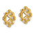 Image of 10mm 14K Yellow Gold Fancy Diamond Earrings Jackets EJM5329-025-YA