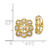 Image of 10mm 14K Yellow Gold Fancy Diamond Earrings Jackets EJM5329-025-YA