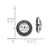 Image of 11mm 14k White Gold 1/3ct Black Diamond Earrings Jackets EJM5298-BK-030-WA