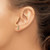 Image of 9.5mm 14K Yellow Gold Diamond Bar Earrings