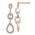 Image of 27mm 14k Two-tone Gold Diamond Vintaged Earrings