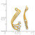 Image of 22mm 14K Yellow Gold AA Fancy Twist Diamond Earrings Jacket