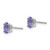 Image of 6mm 14k White Gold Tanzanite Earrings XE86WT-B