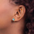 Image of 8.4mm 14K Yellow Gold Blue Topaz Post Earrings EM7080-BT-Y