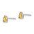 Image of 6mm 14k White Gold Citrine Pear Stud Earrings XE78WCI