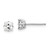 Image of 4mm 14k White Gold 4mm Cubic Zirconia Earrings XE60WCZ