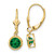 Image of 25mm 14K Yellow Gold 6mm Mount St. Helens Leverback Earrings XLB101MS