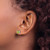 Image of 5.5mm 14k White Gold Square Peridot Earrings