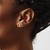 Image of 9mm 14K Yellow Gold Oval Ruby Post Earrings