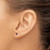 Image of 3mm 14k White Gold 3mm Amethyst Stud Earrings