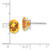 Image of 9mm 14k White Gold 8x6mm Oval Citrine Earrings
