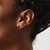 Image of 10mm 14K Yellow Gold 9x6mm Pear Garnet Earrings