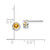 Image of 4mm 14k White Gold November 4mm Citrine Earrings