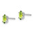 Image of 7mm 14k White Gold 6x3mm Marquise Peridot Earrings