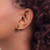 Image of 7mm 14K Yellow Gold 6x4 Emerald Smoky Quartz Earrings