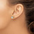 Image of 7mm 14K Yellow Gold 7mm Heart Cubic Zirconia Earrings