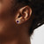 Image of 7mm 14k White Gold 6mm Heart Rhodolite Garnet Earrings