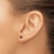 Image of 4mm 14K Yellow Gold 4mm February/Amethyst Post Earrings