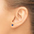 Image of 4mm 14K Yellow Gold 4mm September/Sapphire Post Earrings