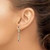 Image of 38.6mm 14k White Gold Garnet/Peridot/Citrine Dangle Earrings