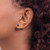 Image of 9mm 14K Yellow Gold 6x4mm Oval Sapphire VS Diamond Earrings
