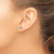 Image of 5mm 14K Yellow Gold 4mm Princess Cut Cubic Zirconia Earrings
