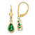 Image of 26mm 14K Yellow Gold 8x5mm Pear Mount St. Helens Leverback Earrings