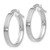 Image of 16mm 14K White Gold 3mm Small Hoop Earrings