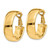 Image of 24mm 14K Yellow Gold 7.75mm Omega Back Hoop Earrings