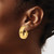 Image of 24mm 14K Yellow Gold 7.75mm Omega Back Hoop Earrings