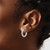 Image of 14K White Gold Lab Grown Diamond SI1/SI2, G H I, Hinged Hoop Earrings EM4264-055-WLG