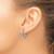 Image of 14K White Gold Lab Grown Diamond SI1/SI2, G H I, Hinged Hoop Earrings EM5401-025-WLG