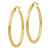 Image of 42mm 14K Yellow Gold Polished 2.5mm Lightweight Tube Hoop Earrings LE2227