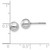 Image of 6mm Sterling Silve 6mm Polished Ball Post Earrings