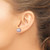 Image of 10-11mm Majestik Sterling Silver Rhodium-plated 10-11mm Purple Simulated Pearl Stud Earrings